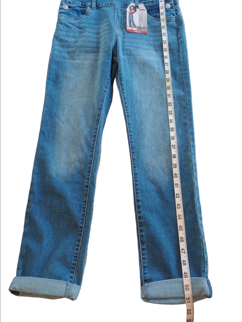 Levi's Blue Classic Denim Girl's Overalls Size 14 NWT - Picture 8 of 15